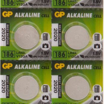 Батарейка часовая G12 (386 LR1142 LR43) GP 10xBL (250)