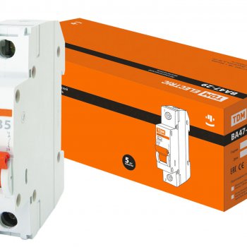 Выключатель автоматический 1P  32A 4,5kA C TDM BA47-29 (12/120)