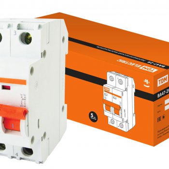 Выключатель автоматический 2P  32A 4,5kA C TDM BA47-29 (6/60)