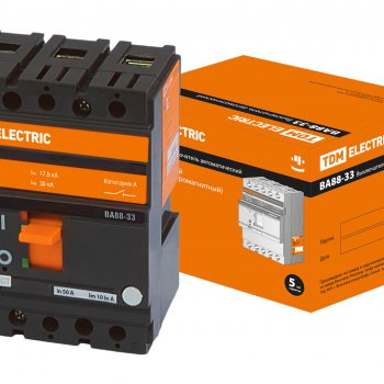 Выключатель автоматический 3Р  50А 35кА TDM ВА88-33 (16)