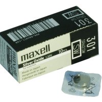 Батарейка часовая SR43W (301/386 G12) Maxell 1xBL (10)