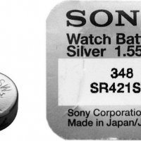 Батарейка часовая SR421SW (348) Sony 1xBL (10)