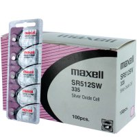 Батарейка часовая SR512SW (335) Maxell 1xBL (10)