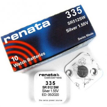 Батарейка часовая 335 SR512SW Renata 10xBL (10)