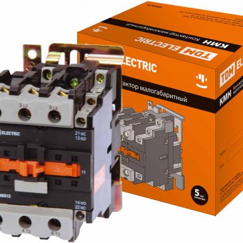 Контактор  95А 230В/АС3 1НО/1НЗ TDM КМН-49512 (16)