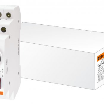 Выключатель кнопочный TDM ВКИ-47 2НО,1НЗ красный (12)