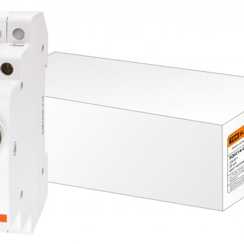 Лампа сигнальная TDM ЛС-47 желтый 230В LED DIN (12)