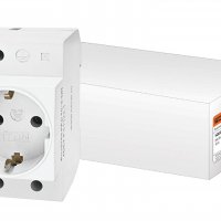 Розетка TDM РАр10-3-ОП на DIN с/з 16А (5/100)