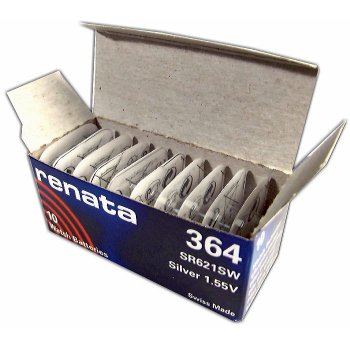Батарейка часовая 364 SR621SW (G1) Renata 1xBL (10)