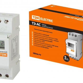 Таймер TDM ТЭ-АС астрономический (16А, DIN) (100)