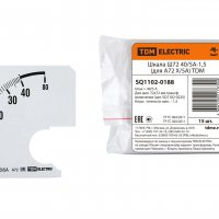 Шкала TDM Ш72 40/5А-1,5 для А72 Х/5А