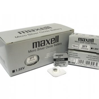 Батарейка часовая 377 SR626SW (G4) Maxell 1xBL (10)