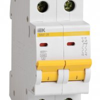 Выключатель автоматический 2P   6A 4,5kA D IEK BA47-29 (6/72)