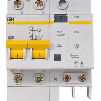 ДИФ 2P 25A 30мА IEK АД-12 (5)