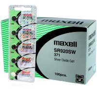 Батарейка часовая 371 SR920SW (G6) Maxell 1xBL (10)