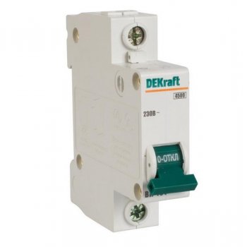 Выключатель автоматический 1P  25A 4,5kA C DEKraft BA-101 (12)