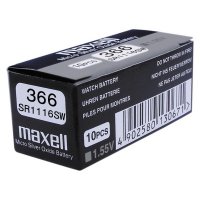 Батарейка часовая SR1116SW (366) Maxell 1xBL (10)