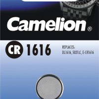 Батарейка литиевая CR 1616 Camelion 1xBL 3V (10)