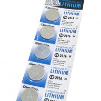 Батарейка литиевая CR 2016 Camelion 5xBL 3V (50)