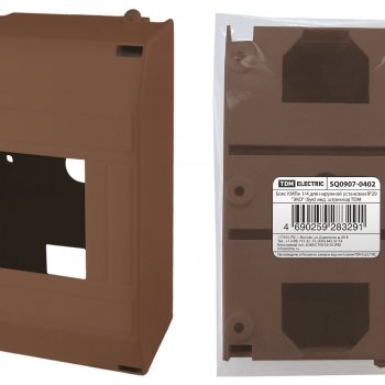 Бокс КМПн 1/4 IP20 125x76x57мм TDM Бук (28)