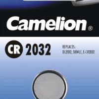 Батарейка литиевая CR 2032 Camelion 1xBL 3V (10)