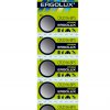 Батарейка литиевая CR 2016 Ergolux 5xBL 3V (50)