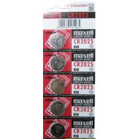 Батарейка литиевая CR 2025 Maxell 5xBL 3V (100)