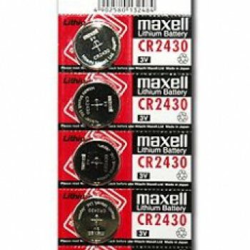 Батарейка литиевая CR 2430 Maxell 5xBL 3V (100)
