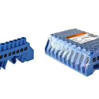 Шина нулевая   8/1 TDM 8x12мм в изоляторе на DIN (250)