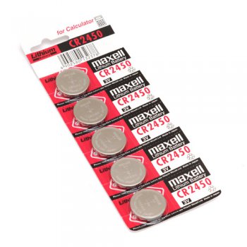 Батарейка литиевая CR 2450 Maxell 5xBL 3V (50/100)