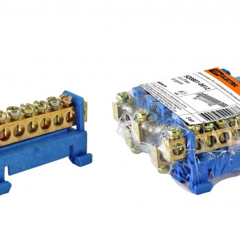 Шина "0" на DIN    8/1 TDM 6x9мм мал.изолятор (5)