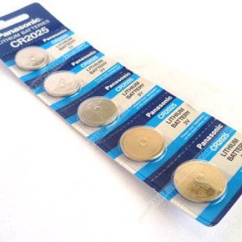 Батарейка литиевая CR 2025 Panasonic 5xBL 3V