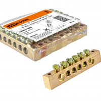 Шина без изол 6x9мм  6/2 крепеж по краям TDM (10/600)