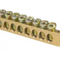 Шина "0"  8/2 IEK 6x9мм без изолятора край (10)