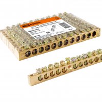 Шина "0" 12/2 TDM 8x12мм без изолятора край (10)