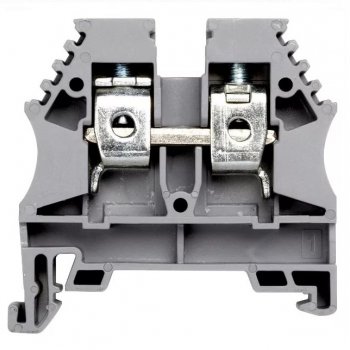 Зажим наборный IEK 4мм (JXB35А) серый (60)