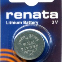 Батарейка литиевая CR 2016 Renata 1xBL 3V (10/100)