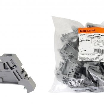 Ограничитель на DIN-рейку (пластик) TDM (50)