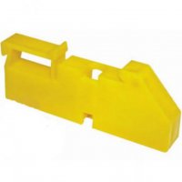 Изолятор IEK для нулевой шины на DIN желтый (120)