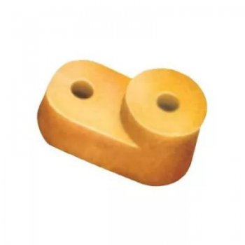 Изолятор IEK для нулевой шины угловой желтый (200)