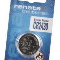 Батарейка литиевая CR 2430 Renata 1xBL 3V (10/100)
