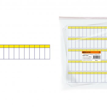 Знак "Маркировочная таблица" 12 модулей TDM (100)