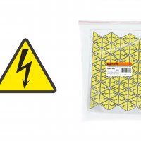 Знак "Молния" (треугольник) 25х25х25мм TDM (100)