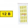 Наклейка "12В" (15х50мм) TDM (100)
