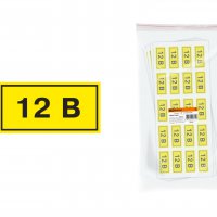 Наклейка "12В" (15х50мм) TDM (100)