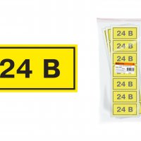Наклейка "24В" (35х100мм) TDM (21)