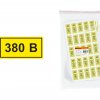 Наклейка "380В" (20х40мм) TDM (100)