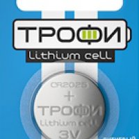 Батарейка литиевая CR 2025 Трофи 1xBL 3V (10/240)