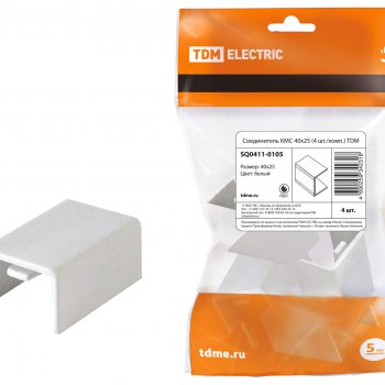 Соединитель КМС  40x25 4шт TDM (10)