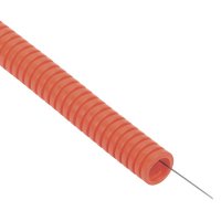 Труба гофрированная ПНД 16мм оранжевый IEK(100)
